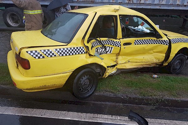 Dos heridos por accidente en San Miguel