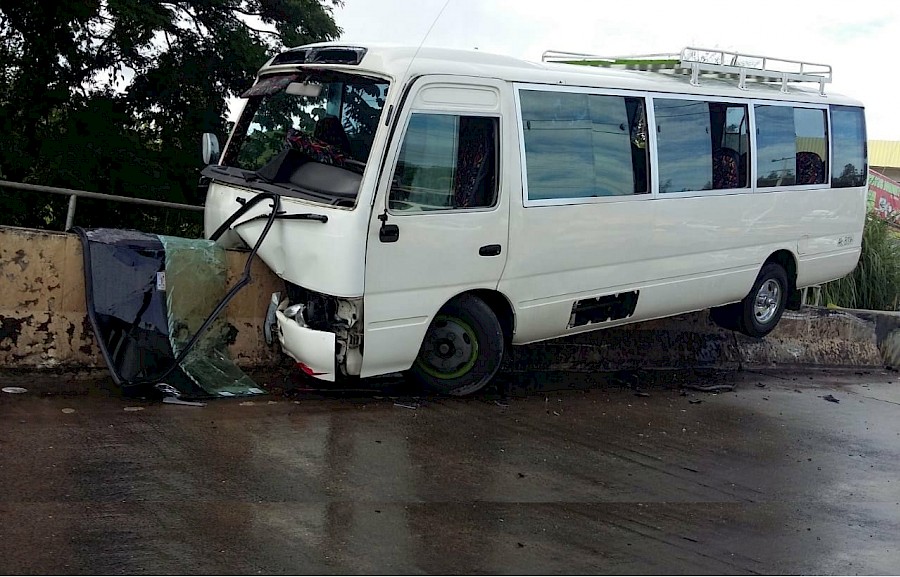 Múltiples heridos deja accidente de tránsito en Burunga, Panamá Oeste