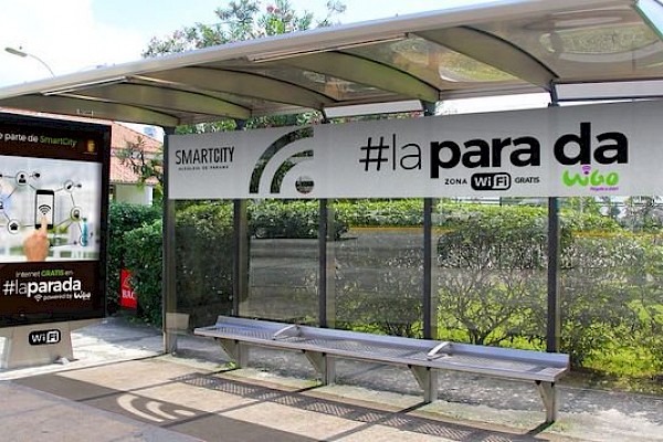 Wifi  gratuito en 50 nuevas paradas en la ciudad capital