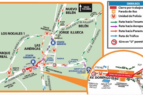 Línea 2 del Metro anuncia cierre de la Av. Domingo Díaz  este 2 de junio