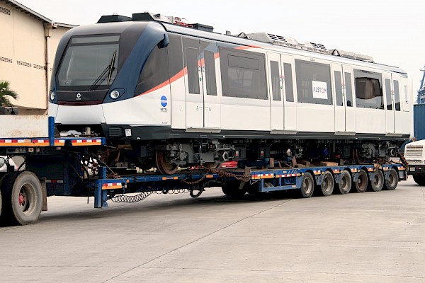 Llega a Panamá el primer tren tipo “Metrópolis” de las Línea 2
