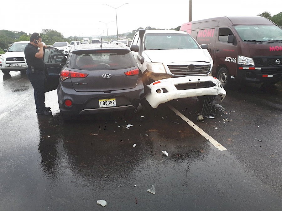 Un herido por accidente en autopista Arraiján-La Chorrera