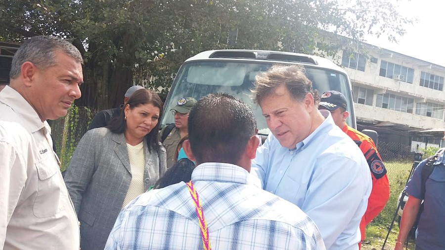 Presidente Varela se reúne con familiares de fallecidos en incidente en río Jacaque