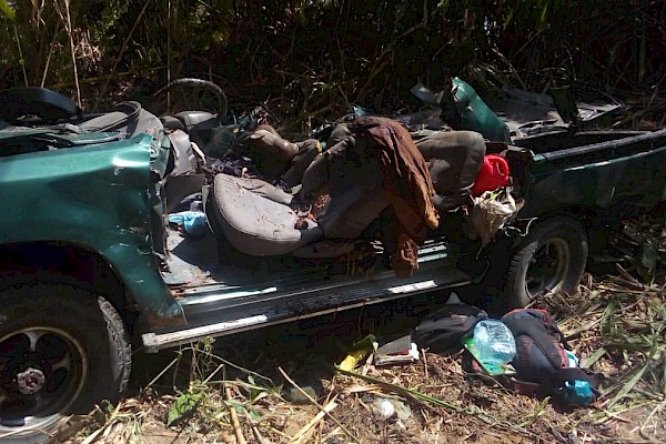 Cuatro víctimas fatales por accidente en Paso Canoas