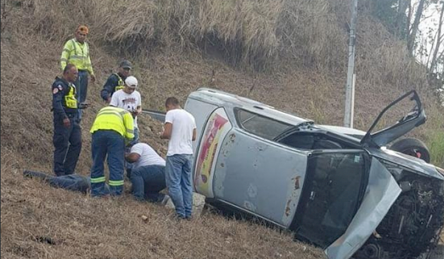 Varios heridos fue el resultado de distintos accidentes vehiculares