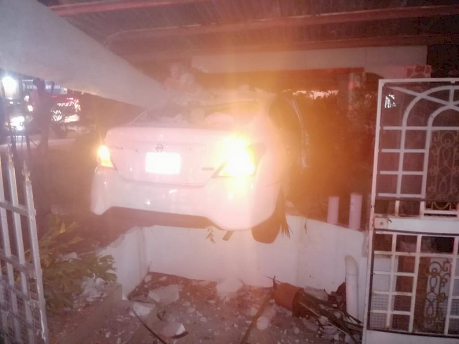 Vehículo se estrelló con una casa en Arraiján, el responsable es miembro del Senan