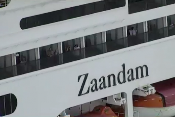 Crucero Rotterdam listo para brindar ayuda al Zandaam, en el que cuatro pasajeros murieron por covid-19