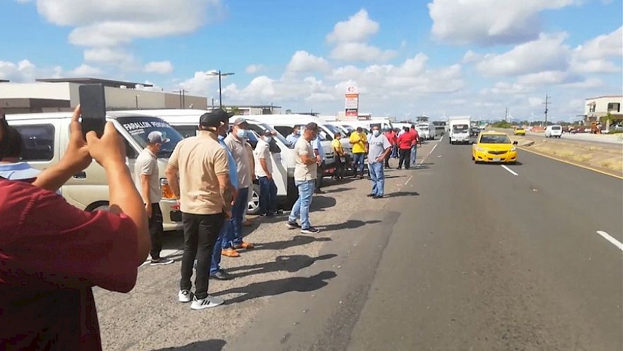 Transportistas de Colcé piden subsidio ante pérdidas por la pandemia