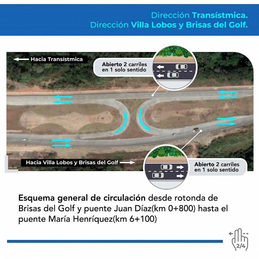 Apertura parcial de los cuatro carriles del proyecto Corredor Panamá Norte