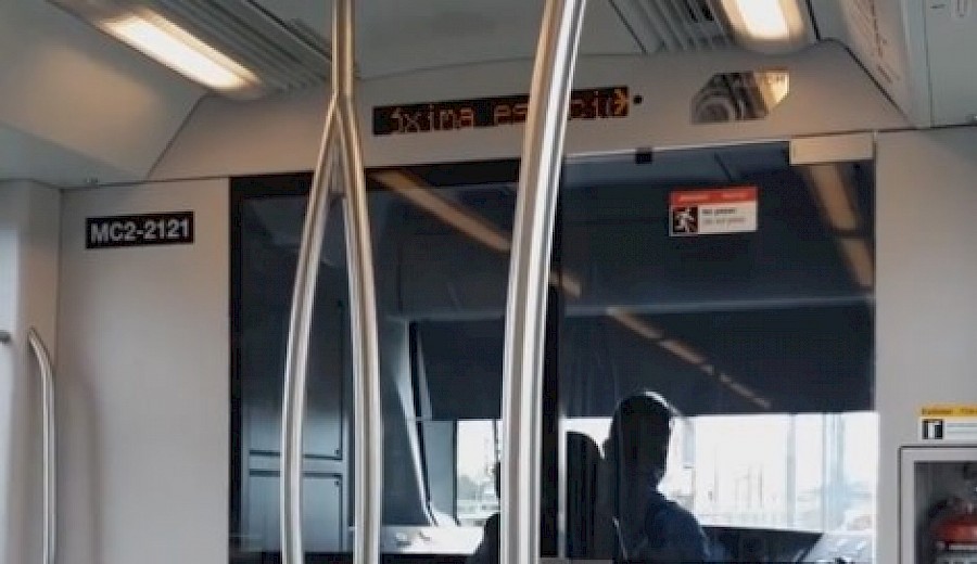 Captan a operador del Metro de Panamá dumiéndose en la cabina, MPSA responde al video difundido en redes