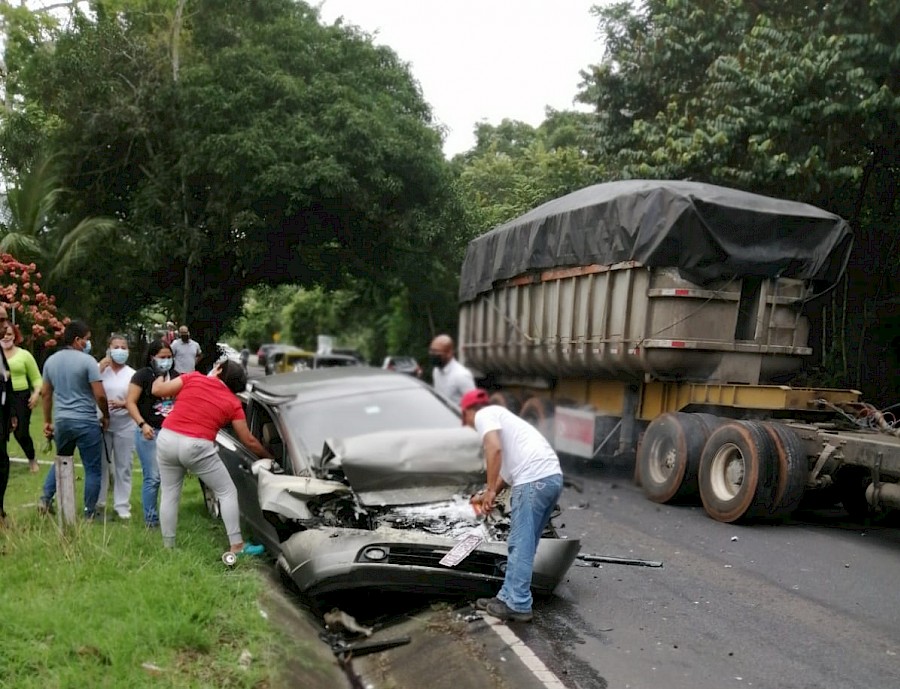 Víctima fatal por accidente en la vía Omar Torrijos Herrera en Paraíso