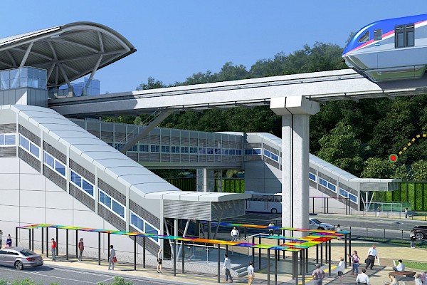 Inicia la construcción de la Primera estación de la Línea 3, en Ciudad del Futuro