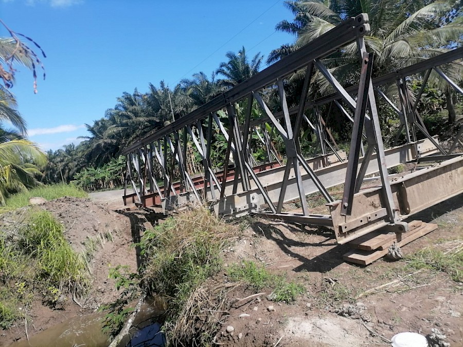 MOP instala puente vehicular en Barú