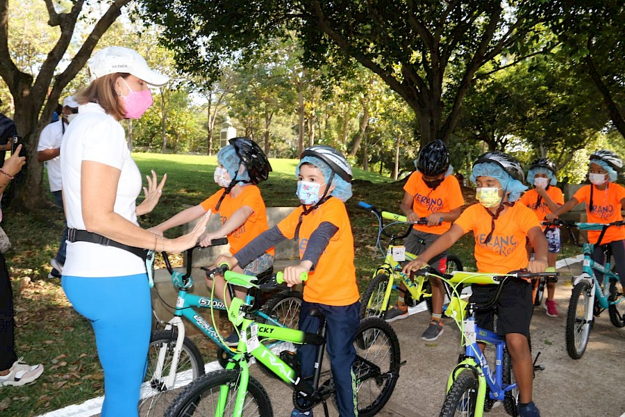 Inauguran Ciclovía en el Parque Omar