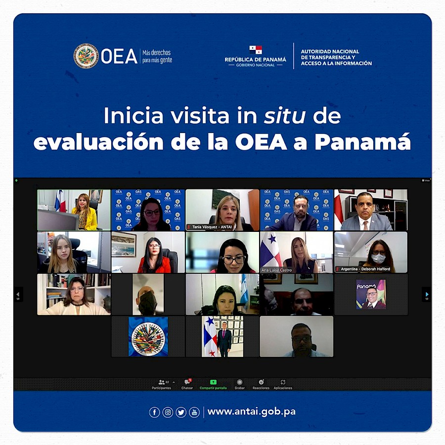 Inicia visita in situ de evaluación de la OEA a Panamá