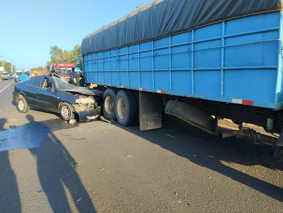 Accidente de tránsito en el distrito de Los Santos deja un muerto y dos heridos